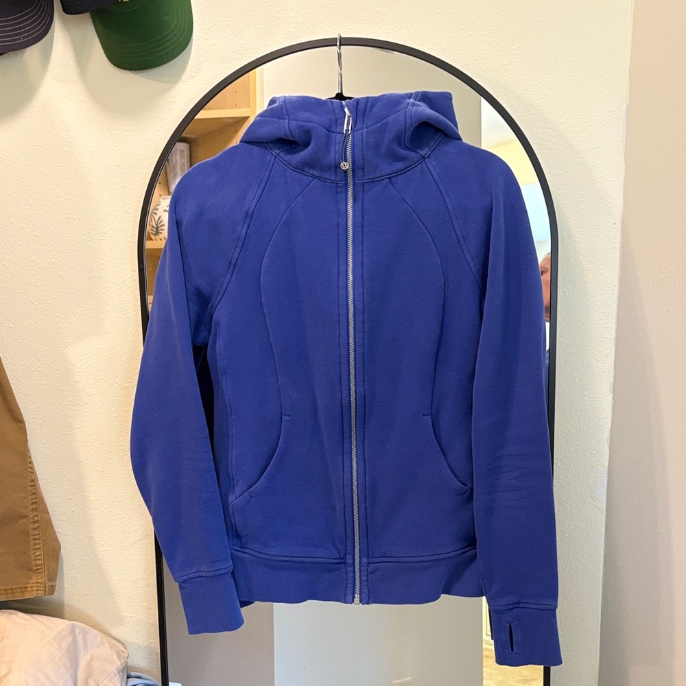 Lululemon Scuba full zip hoodie in Blazer Blue